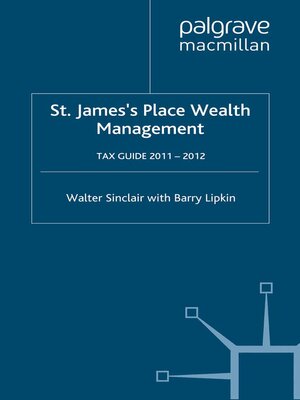 cover image of St. James's Place Tax Guide 2011-2012